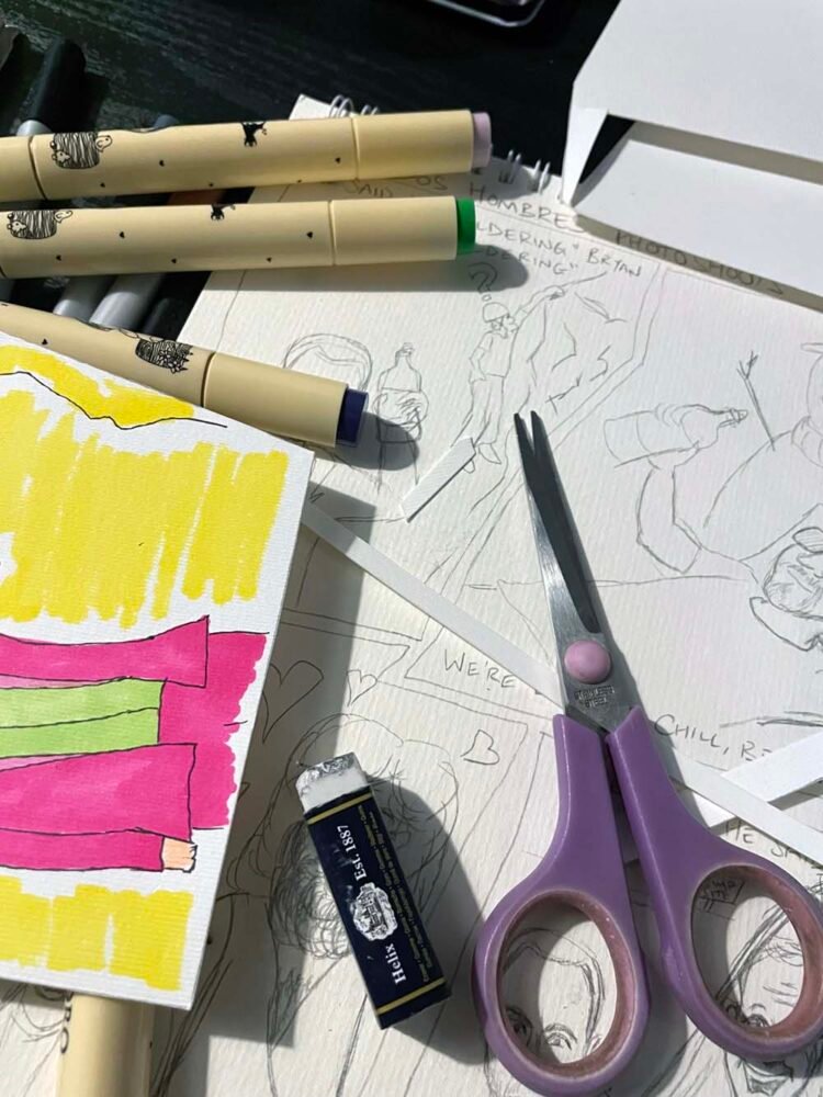 Fun time drawing inspired by an Aaron Paul quote