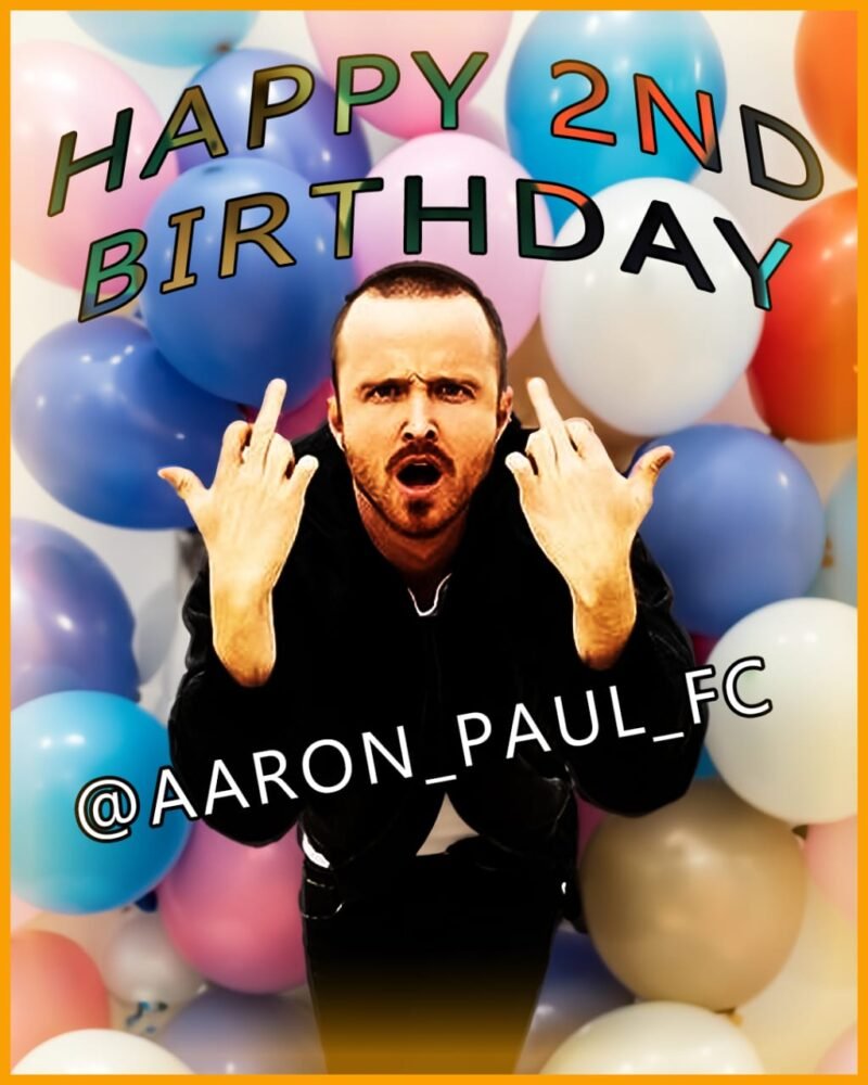 Two Years Celebrating Aaron Paul: A Journey of Love and Admiration